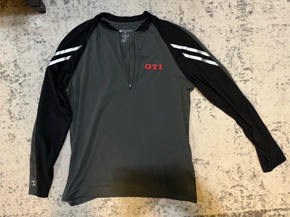 Volkswagon четверть молнии куртка черный GTI логотип большой - Изображение 1 из 4