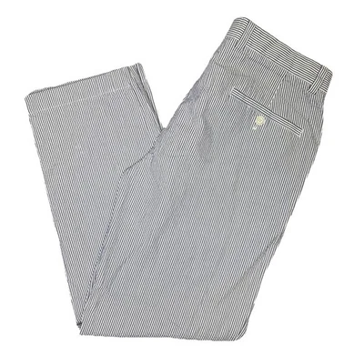 Pantalones Brooks Brothers Seersucker Clark Fit Para Hombre Blanco Azul Rayas Talla 33X30 Foto 1 de 4