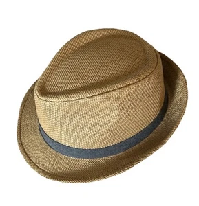 Banana Republic hellbraun Fedora 100 % Papierhut Größe S/M Promenade Strand Urlaub - Bild 1 von 6