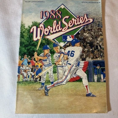 1988 Los Angeles Dodgers Oakland A's World Series Orel Hershiser Mark McGwire - Image 1 of 4