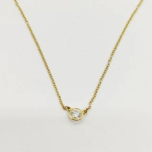 Tiffany and Co. Necklace By the yard Peretti Natural Diamond Gold 4106345 - Picture 1 of 11