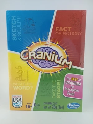 New CRANIUM BOARD GAME 400 Of The Best Challenges Brand SEALED NIB Hasbro USA - Imagem 1 de 2