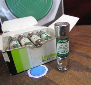 6/10 amp Littelfuse FLNR 6/10 (10) 250v ac 6/10a  RK5 slo-blow dual-element fuse - Picture 1 of 4