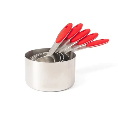 Betty Crocker 5 Piece Stainless Steel Measuring Cups Set - Image 1 of 3