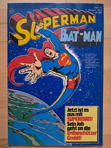 Superman Batman Nr.16 vom 3.8.1974 - TOP Z1 ORIGINAL ERSTAUSGABE Comicheft Ehapa - Picture 1 of 3