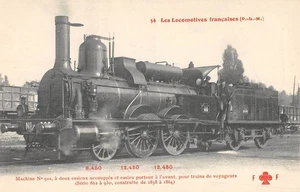 CPA TRAIN / LES LOCOMOTIVES FRANCAISES (P.L.M.) / MACHINE N°922 - Picture 1 of 1