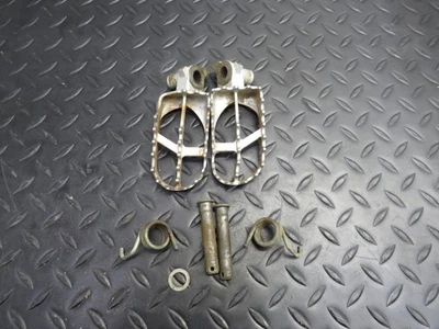 02 KAWASAKI KX 125 KX125 OEM ESTRIBERAS DERECHA IZQUIERDA ESTRIBERAS 2002 Foto 1 de 4