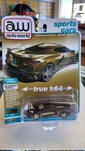 Chevy Corvette 2020 Auto World Sports Cars en bronce lanzamiento 2 versión A - Imagen 1 de 3