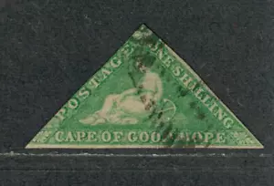 Cape Of Good Hope Sc#15 Used/F, "Emerald", Cv. $725 - Picture 1 of 2