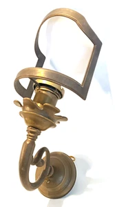 Une rare et Magnifique applique en bronze, bougeoir électrifié. - Picture 1 of 10