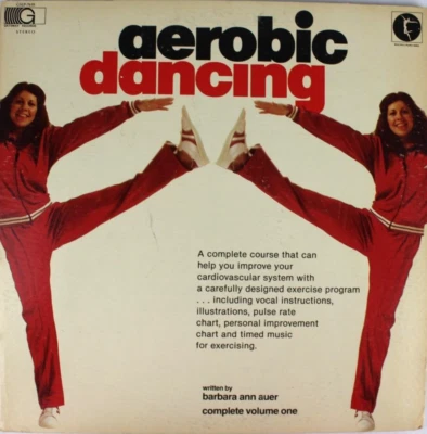 AEROBIC DANCING BARBARA ANN AUER W/ INSTRUCTION LP 12" VINYL RECORD *QUICK SHIP* Foto 1 de 2