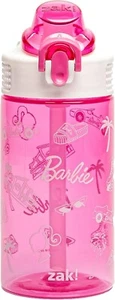 Zak Designs Sage Barbie Water Bottle For School or Travel, 16oz Durable Plast... - Picture 1 of 8