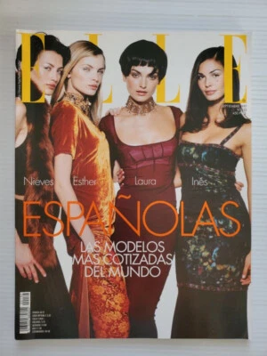 1997 ELLE Spain NIEVES Alvarez ESTHER Canadas LAURA Ponte I Sastre Martina Klein - Image 1 of 4