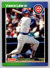1989  Donruss #276 Vance Law Chicago Cubs