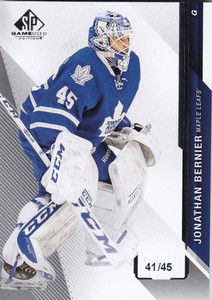 2014-15 SP GAME USED JONATHAN BERNIER /45 BASE #26 14-15