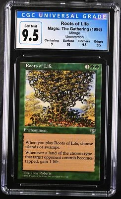 ROOTS OF LIFE Mirage U CGC 9.5 MTG [Nostalgium] - Image 1 of 2