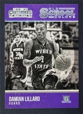 2015-16 Panini Contenders Draft Picks Old School Colors #6 Damian Lillard