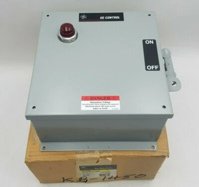 GE General Electric CR1062S3AAT302R Manual Motor Starter Toggle Operated 600VAC