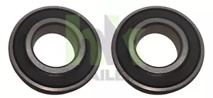 2 cuscinetti sigillati 6205 2RS, ID25, OD52, W15mm, mozzo, gomma rimorchio sigillata, - Foto 1 di 3