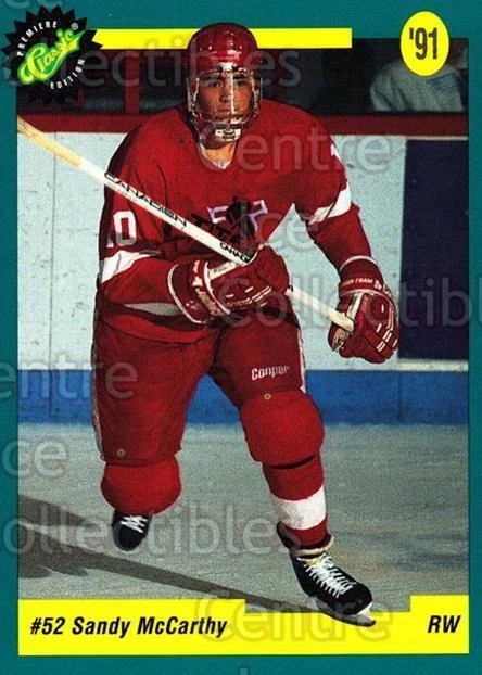 1991 Classic Hockey Draft #42 Sandy McCarthy - Image 1 of 1