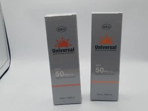 Lot Of 2 SOUG Universal Moisturizing Sunscreen, SPF 50 PA+++ 1.69 Oz NEW - Picture 1 of 2