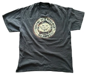 Vintage Theory Of A Deadman So Happy Band T-Shirt Black Size Large - Picture 1 of 4