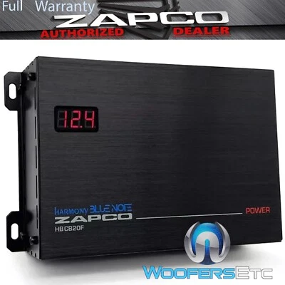 ZAPCO HB-CB20F 20 FARAD DIGITAL VOLTAGE POWER CAPACITOR FOR CAR AMPLIFIERS NEW