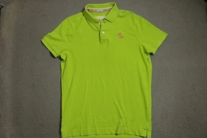 Abercrombie & Fitch Muscle Polo Shirt Mens Extra Large Green Moose - Picture 1 of 9
