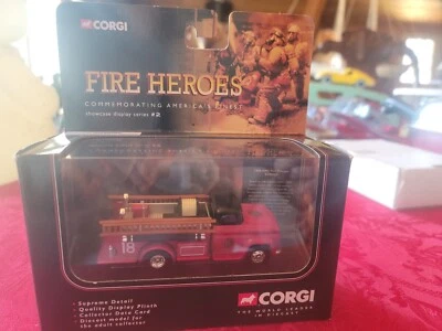 Corgi Fire Heroes Diecast Firetruck 1966 GMC Fire Pumper CS90009 Chicago B - Image 1 of 2