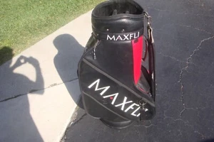 Maxfli Golf Black Golf Staff Bag 5-way Divider 11" Diameter "BEAUTY" - Picture 1 of 13