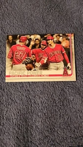 2019 Topps Update Pacific Power #US189 Shohei Ohtani Mike Trout - Picture 1 of 2