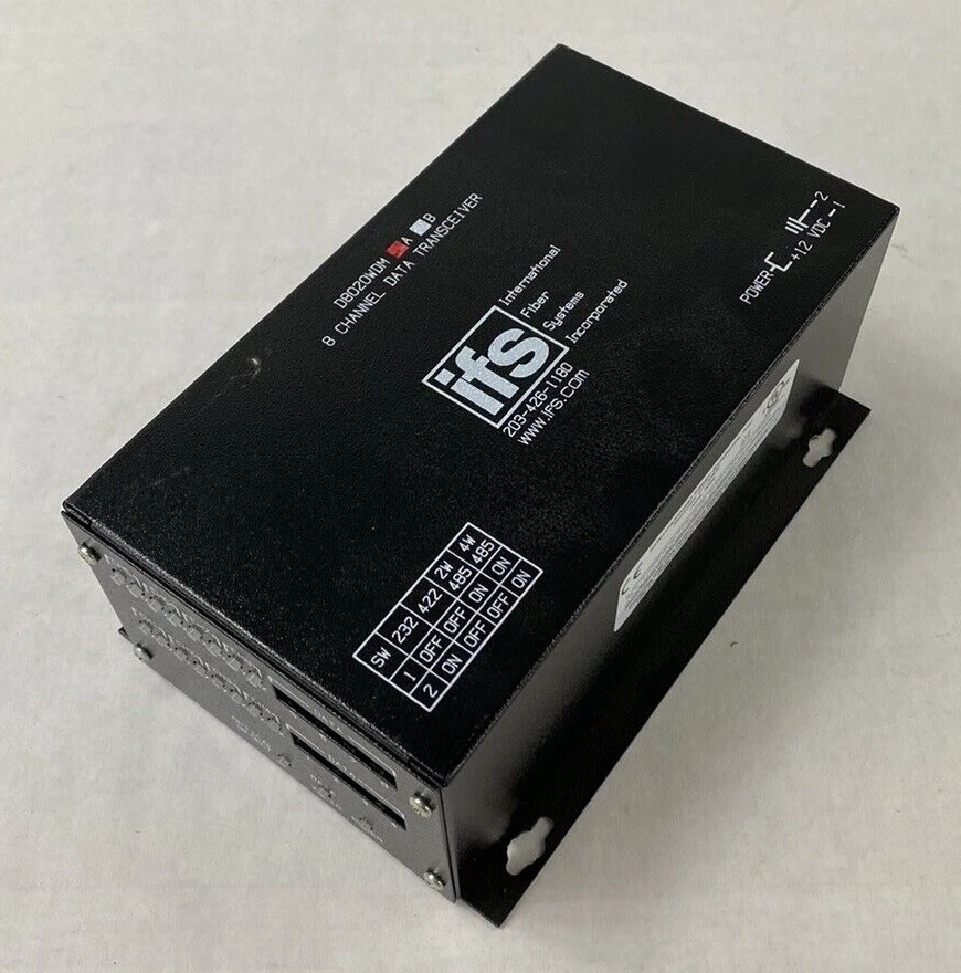 International Fiber Systems IFS D8020WDM 8 Channel Data Transceiver - Image 1 of 4