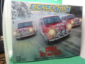Scalextric C4488A 1965 MONTE CARLO RALLY MINI PAQUETE TRIPLE NUEVO EN CAJA - Imagen 1 de 5
