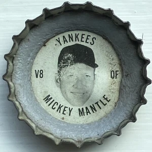 Mickey Mantle 1967 V8 de Coca-Cola Crown tapa de botella - Imagen 1 de 2