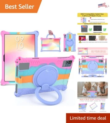 Funda Silicona para Tabletas de 10 Pulgadas - Protector Multi Ángulo - Rosa Deslumbrante Foto 1 de 4