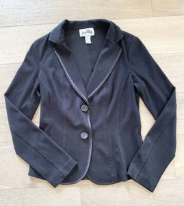 Joseph Riboff Mesh Blazer Black Size US 10 - Picture 1 of 6