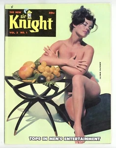 Sir Knight V2#1 Terry Higgins 1960 Tanya Murietta 68p High Grade Pinup Magazine  - Picture 1 of 2