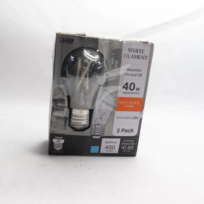 (2-Pk) Feit Electric A15 Ceiling Fan LED Light Bulb Soft White 40W - Image 1 of 4