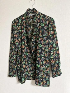 Yves Saint Laurent Vintage Satin Blouse 80s/90s Women's Free Size Used - Picture 1 of 7