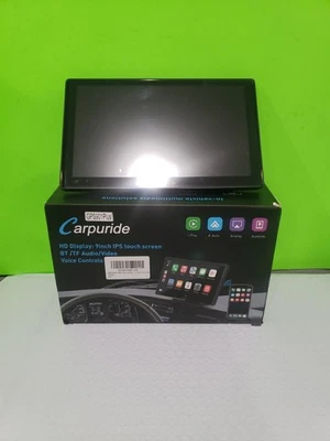 Carpuride GPS901 Plus Dual Bluetooth Car Stereo Wireless Apple CarPlay Android - Image 1 of 4