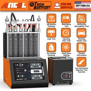 ANCEL ANJ600 GDI Piezo Fuel Injector Cleaner Tester Ultrasonic Cleaning Machine - Bild 1 von 21