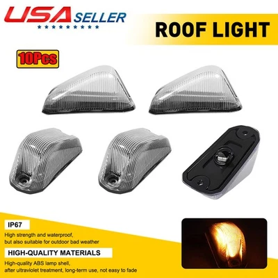Amber Running Cab Roof Marker Lights for Dodge RAM Promaster 3500 2014-2023 10x - Image 1 of 4