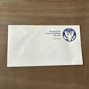 1982 Stamp #U602 The Great Seal Postal Stationary Envelope Mint - Picture 1 of 2