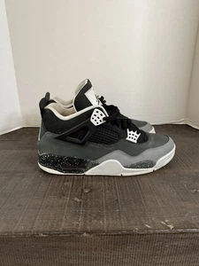 Nike Jordan 4 Retro Fear 2024 Black White Grey Men Size 11 FQ 8138-002) - Picture 1 of 18