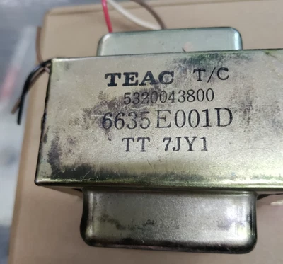 TASCAM TEAC 112 Cassette Player Parts: TEAC Transformer 5320043800 - Image 1 of 2