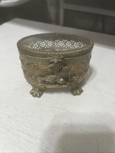 Vintage Antike Jardiniere Messing Cachepot  - Bild 1 von 7