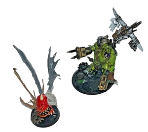 Painted Warhammer Orruk With Attack Squig - Picture 1 of 9