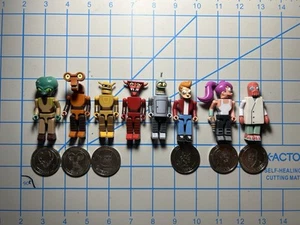 Futurama The I-Men Collection loose made by Toynami 8 Figures - Picture 1 of 1