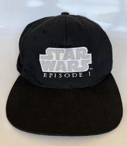Star Wars Episodio I La Amenaza Fantasma Película Promocional Retro Gorra Negra - Imagen 1 de 7