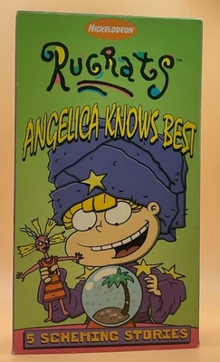 Rugrats - Angelica Knows Best VHS 1998 Orange Tape Nick **Buy 2 Get 1 Free** - Image 1 of 3